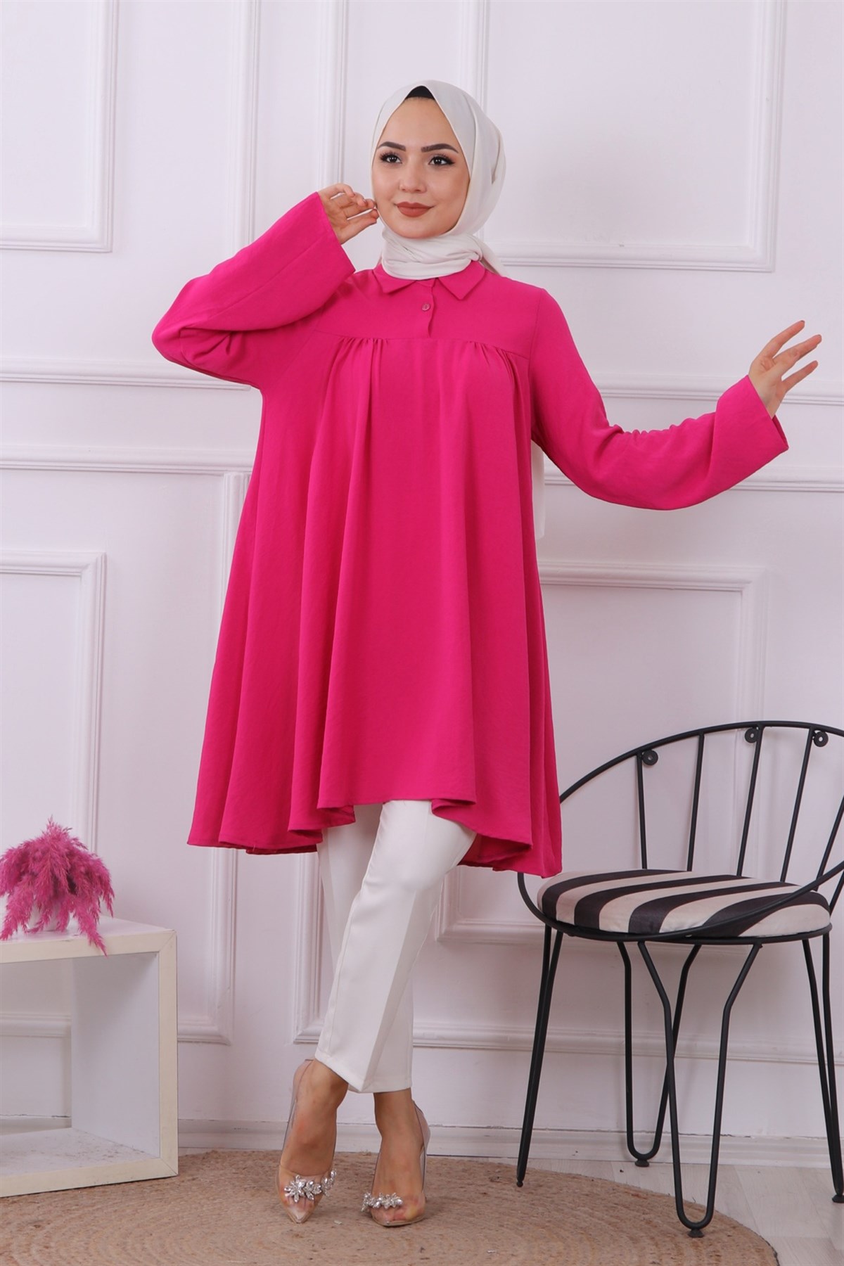 Tunik Fuşya