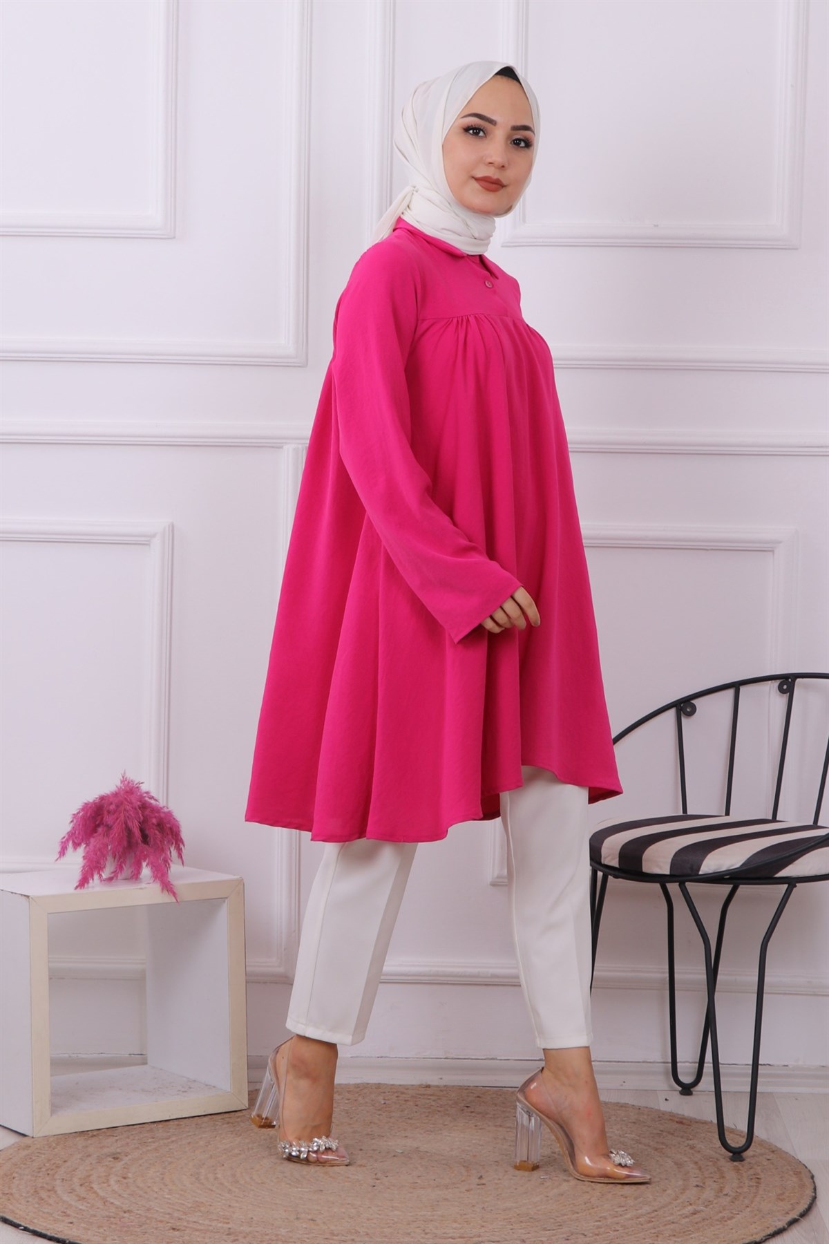 Tunik Fuşya