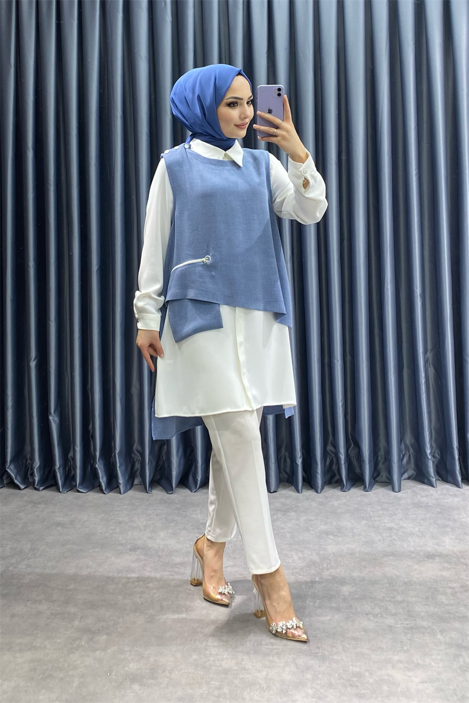 Tunik-Yelek İkili Takım
