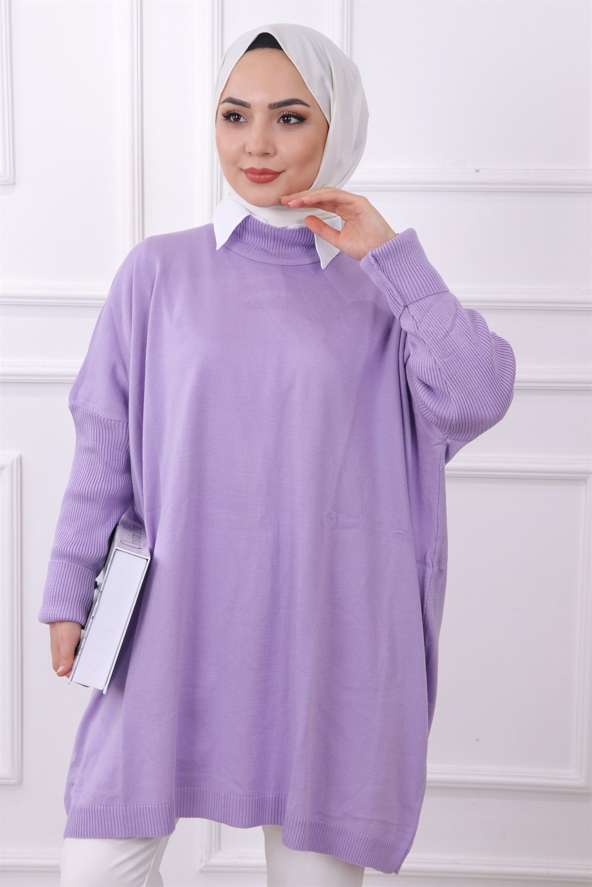 Yarasa Kol Tunik Lila