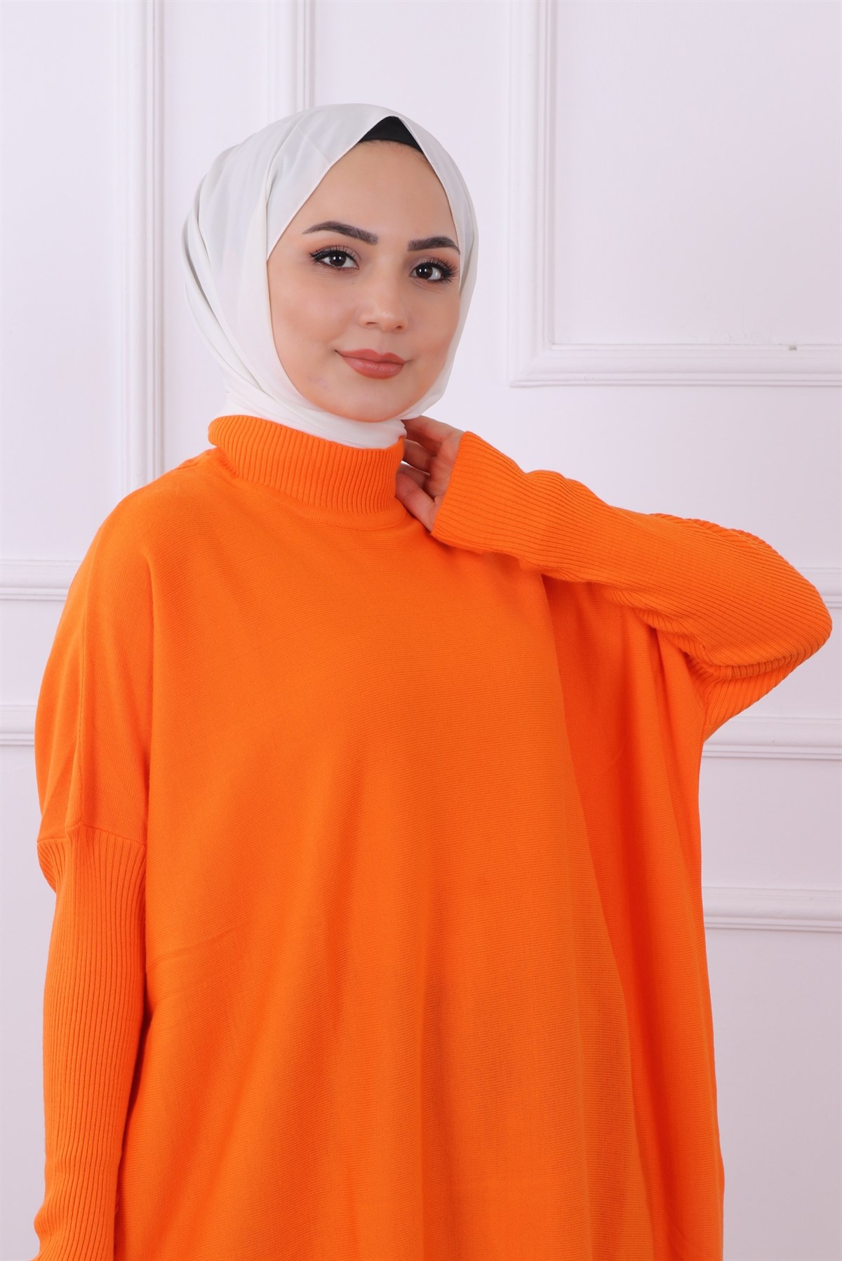 Yarasa Kol Tunik Turuncu