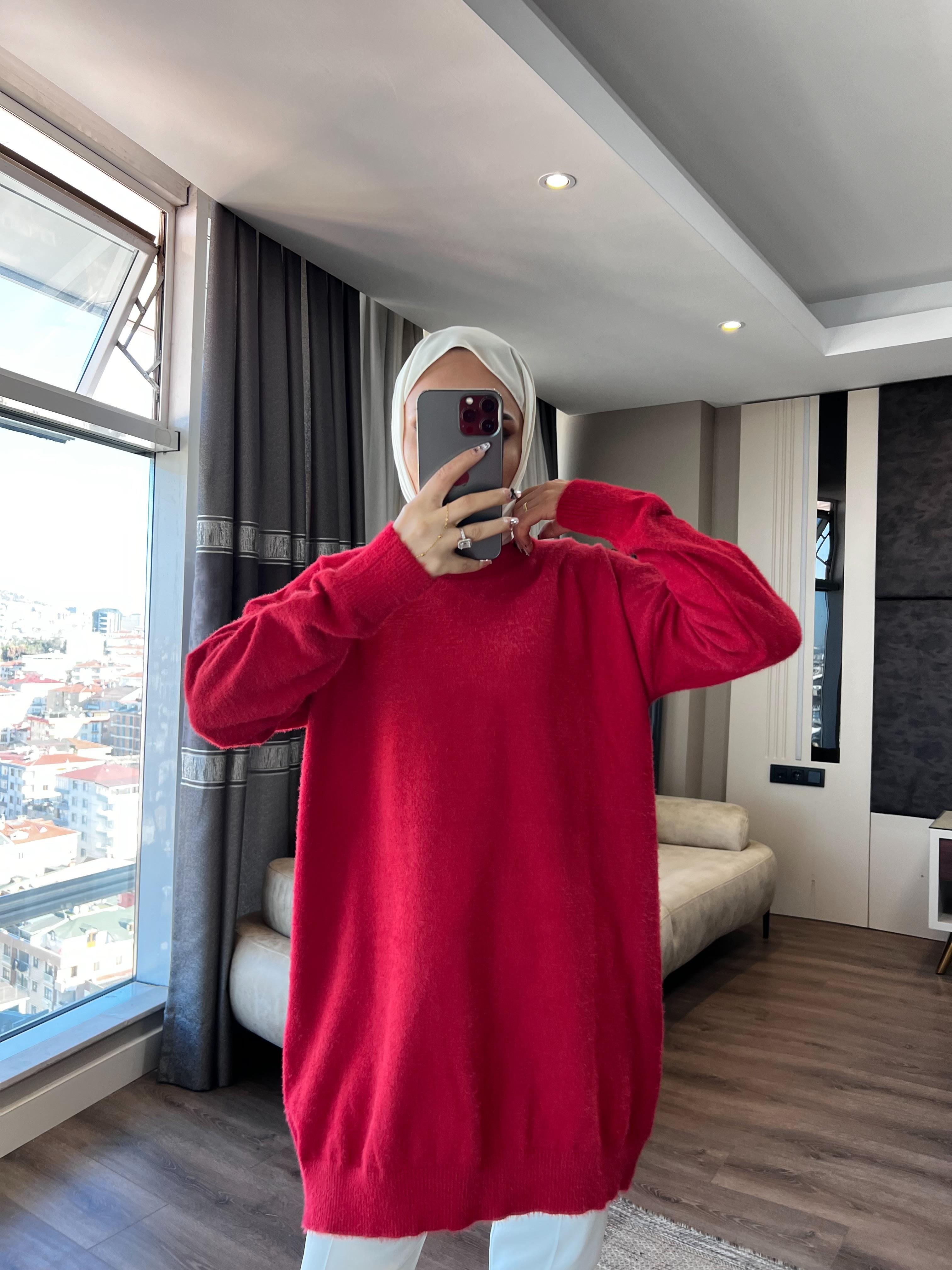 Yumoş Tunik Kırmızı