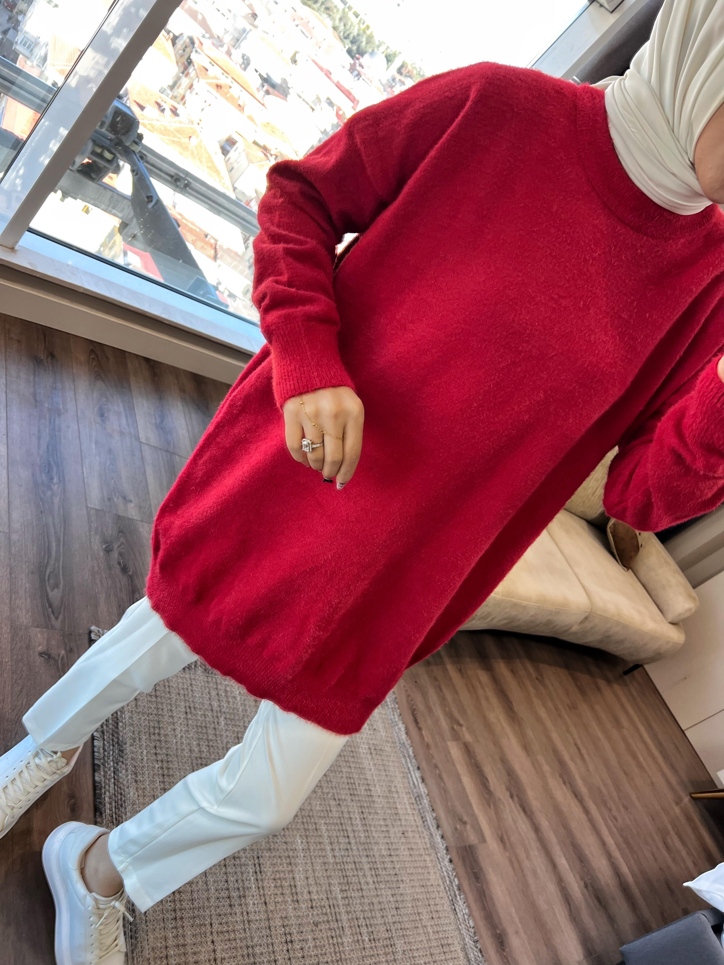 Yumoş Tunik Kırmızı