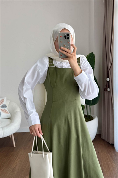 Sülfür Gabardin Jile Yeşil