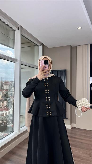 Çıtçıt Detay Skuba Takım Siyah
