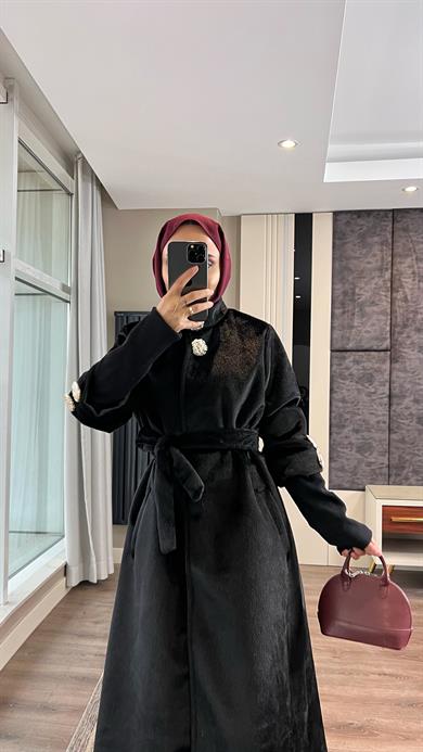 Kol Ribanalı Angora Kaban Siyah