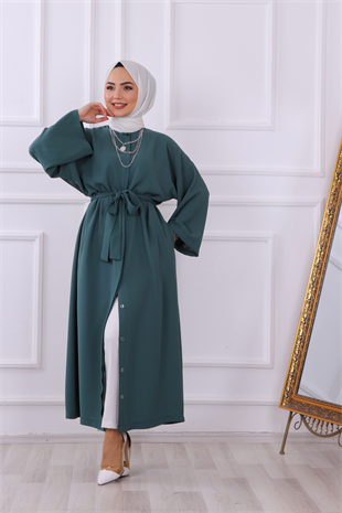 Abaya  Zümrüt Yeşili