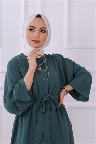 Abaya  Zümrüt Yeşili