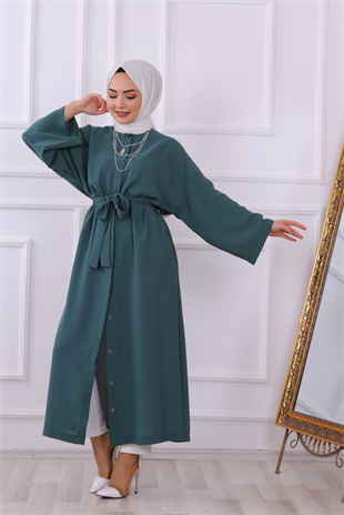 Abaya  Zümrüt Yeşili