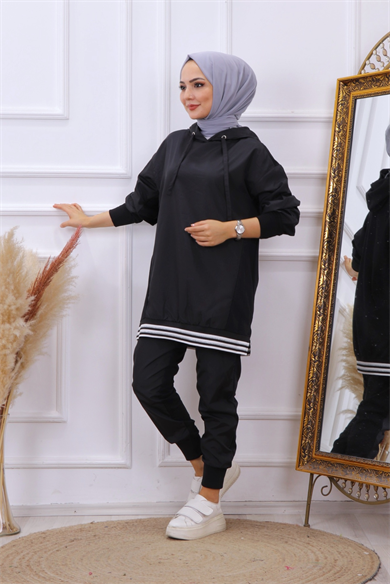 Altı Biyeli Takım Siyah