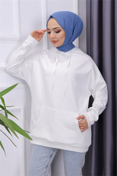 Arka Baskılı Sweat Saks
