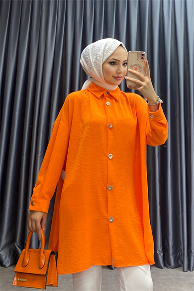 Ayrobin Tunik Turuncu