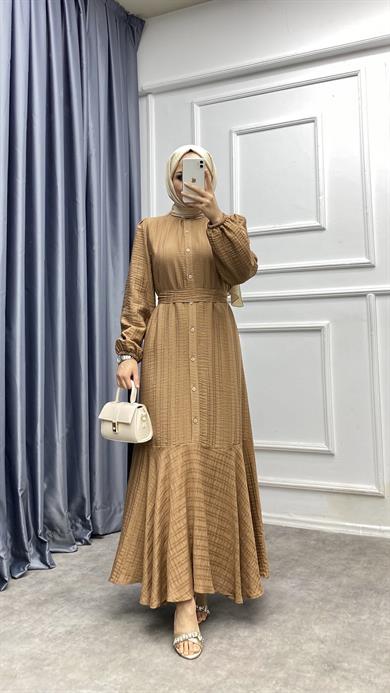 Azra Elbise Camel