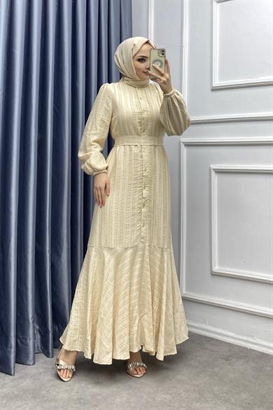 Azra Elbise Krem