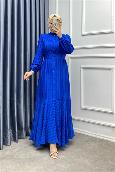 Azra Elbise Mavi
