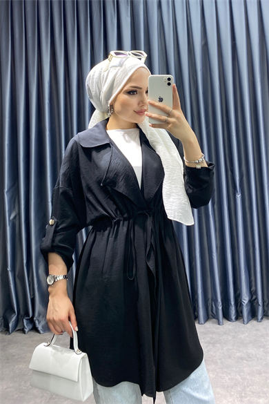 Bağcıklı Kap Siyah
