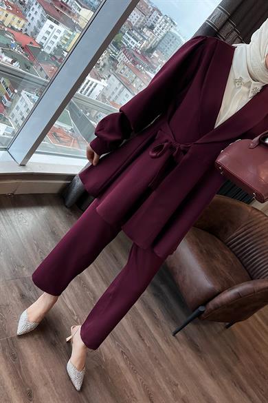 Bağlamalı Takım Bordo