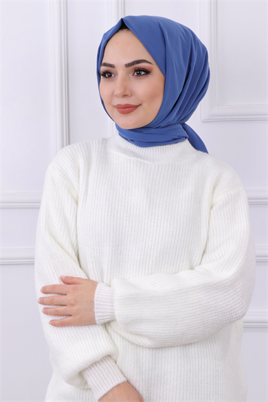 Balon Kol Tunik Beyaz