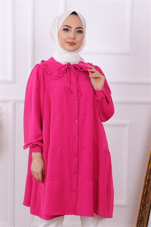 Bebe Yaka Tunik Fuşya