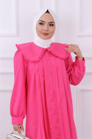 Bebe Yaka Tunik Fuşya
