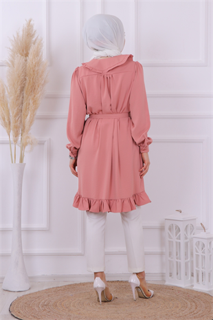 Bebe Yaka Tunik Pudra