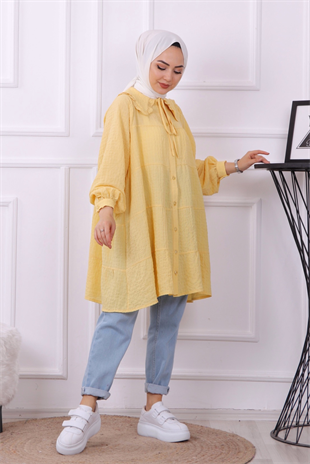 Bebe Yaka Tunik Sarı