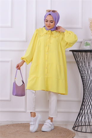 Bebe Yaka Tunik Sarı