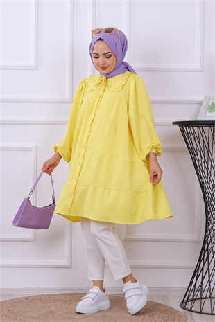 Bebe Yaka Tunik Sarı
