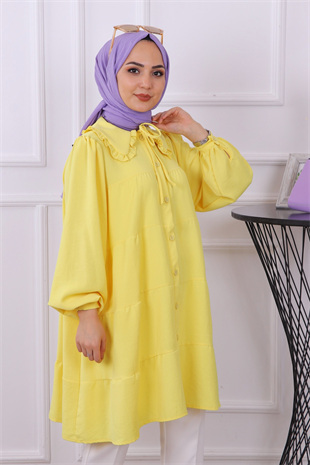 Bebe Yaka Tunik Sarı