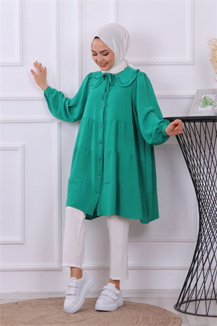 Bebe Yaka Tunik Yeşil