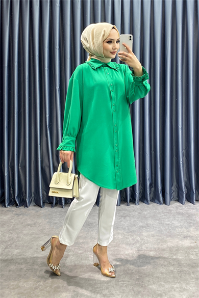 Bebe Yaka Tunik Yeşil