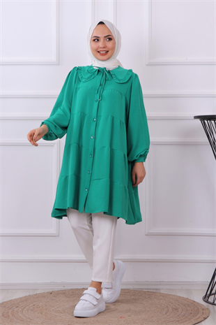 Bebe Yaka Tunik Yeşil