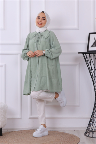 Bebe Yaka Tunik Yeşil