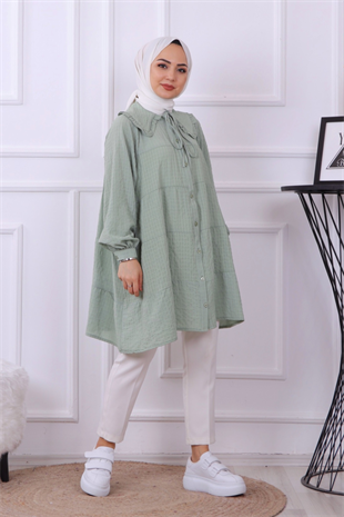 Bebe Yaka Tunik Yeşil