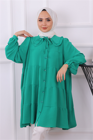 Bebe Yaka Tunik Yeşil