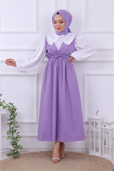 Beli Lastikli Jile Lila