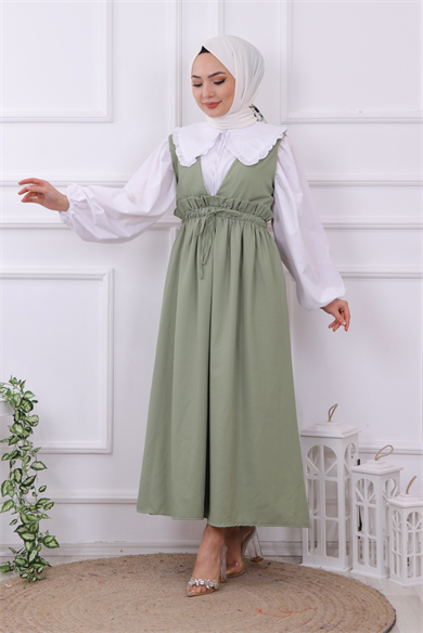 Beli Lastikli Jile Yeşil