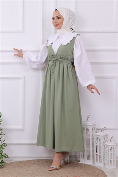 Beli Lastikli Jile Yeşil