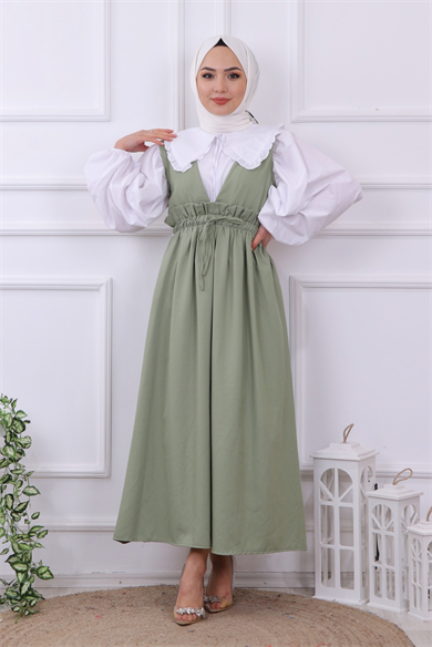 Beli Lastikli Jile Yeşil