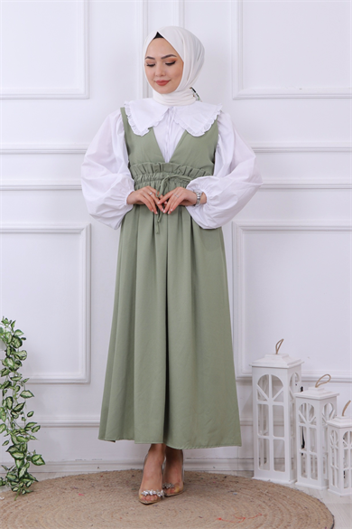 Beli Lastikli Jile Yeşil