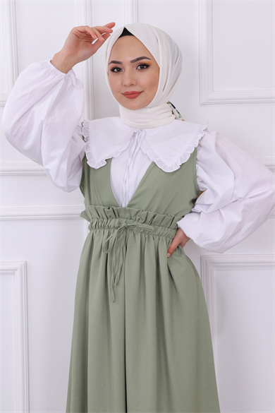 Beli Lastikli Jile Yeşil