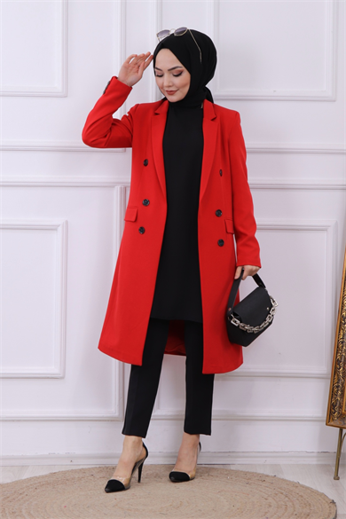 Blazer Ceket Kırmızı