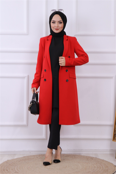Blazer Ceket Kırmızı