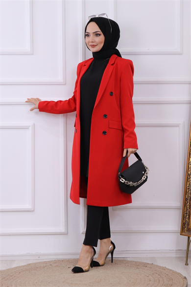 Blazer Ceket Kırmızı