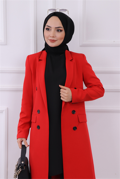 Blazer Ceket Kırmızı