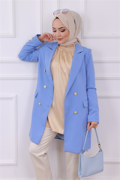 Blazer Ceket Mavi