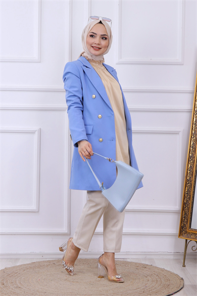 Blazer Ceket Mavi