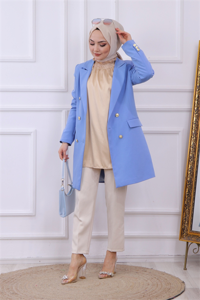 Blazer Ceket Mavi