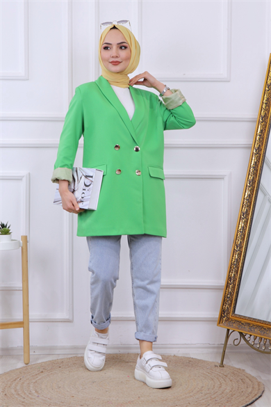 Blazer Ceket Yeşil