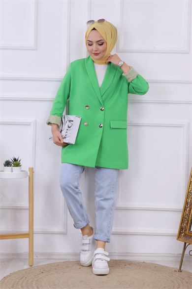 Blazer Ceket Yeşil
